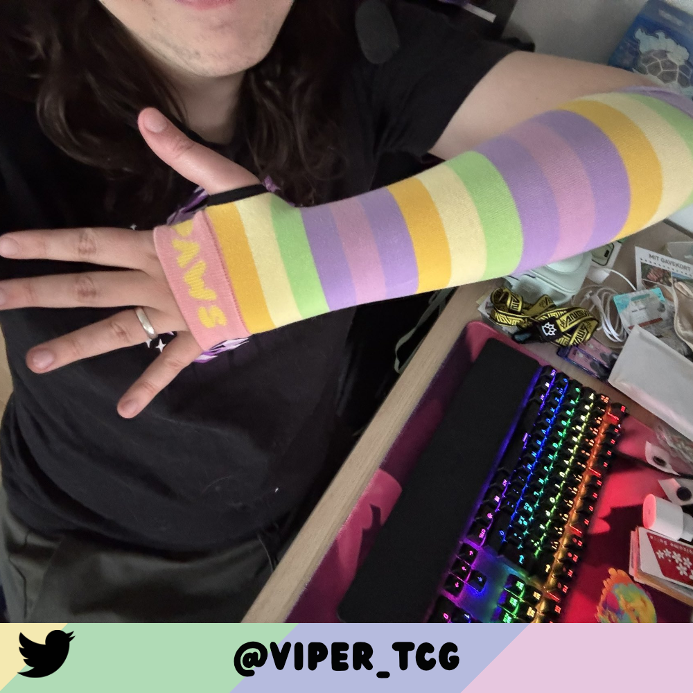 Pastel Rainbow Arm Warmers