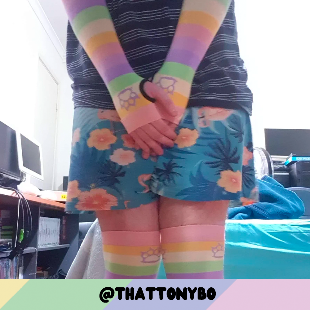 Pastel Rainbow Arm Warmers