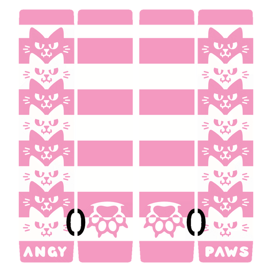 Light Pink Angy Cat Stak Arm Warmers