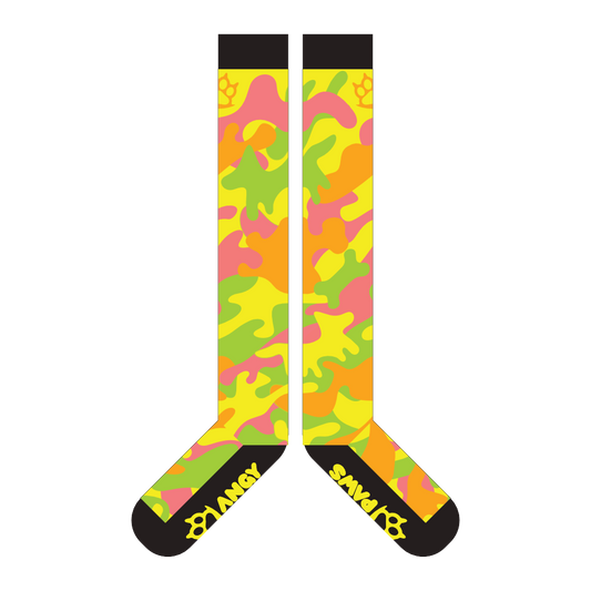 Neon Camo Sockies