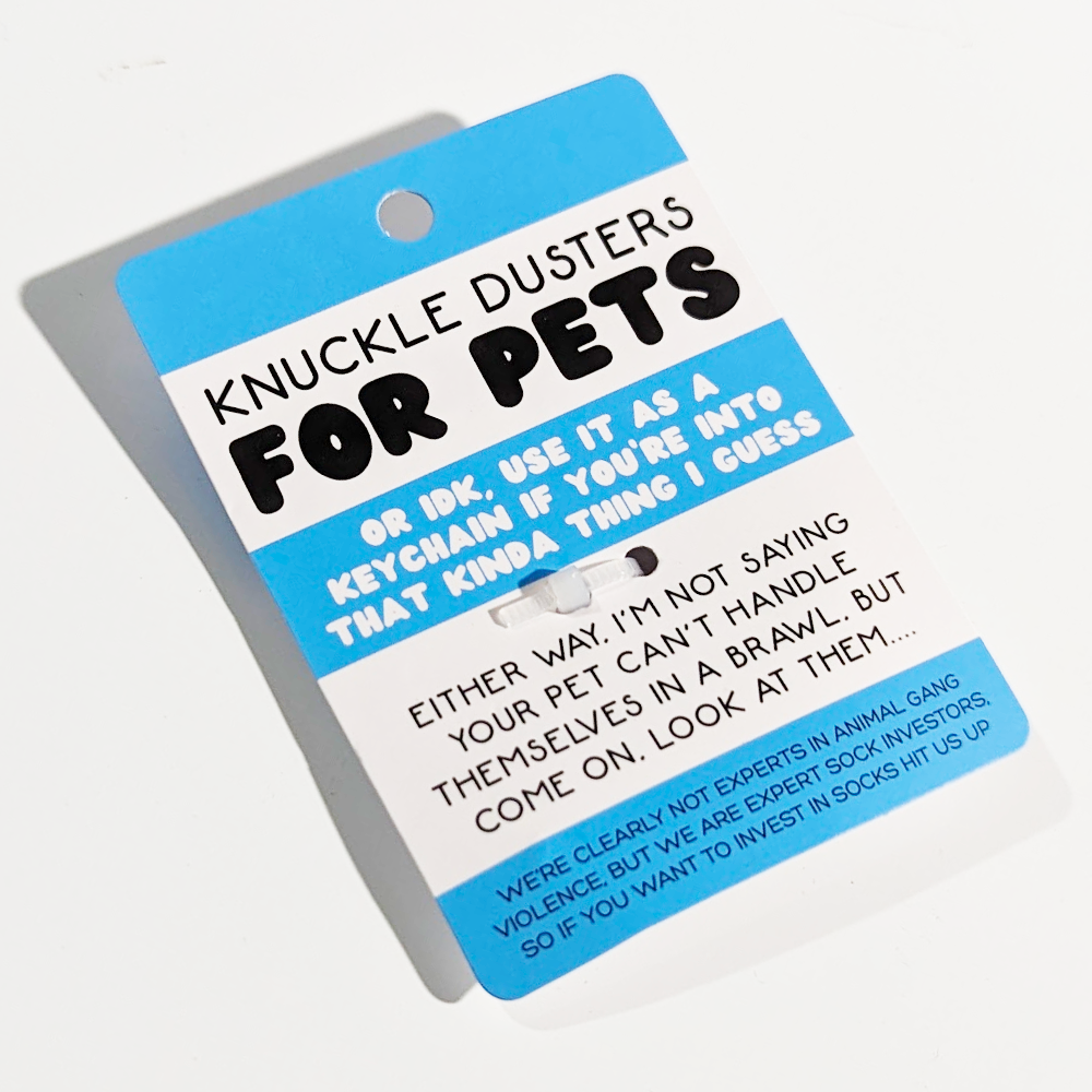 Knuckle Dusters For Pets