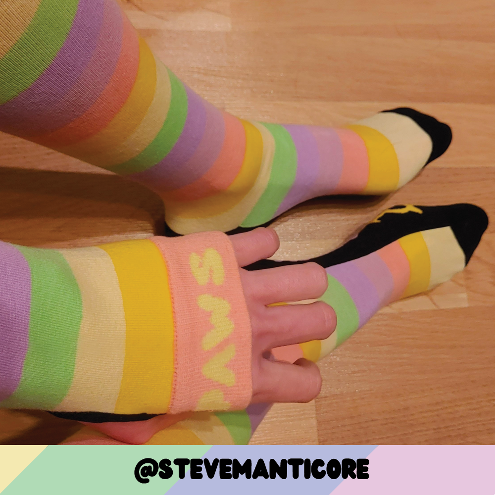 Pastel Rainbow Sockies