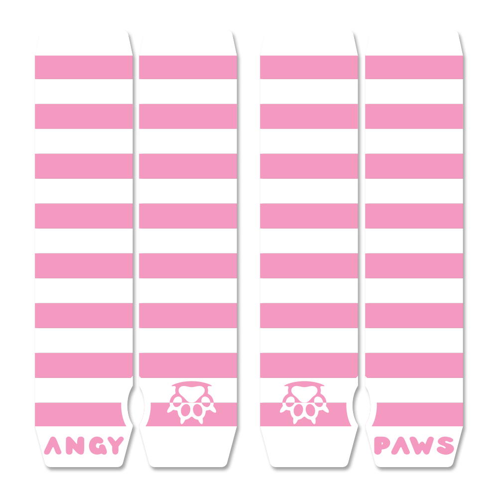 Light Pink vs White Arm Warmers